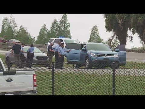 Video shows moments after 4 people were shot on I-10