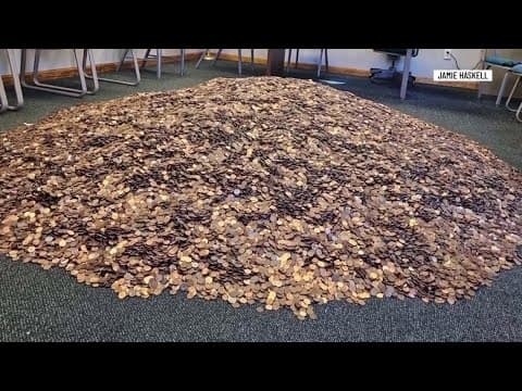 Maine man pays $20,000 city fine with loose change