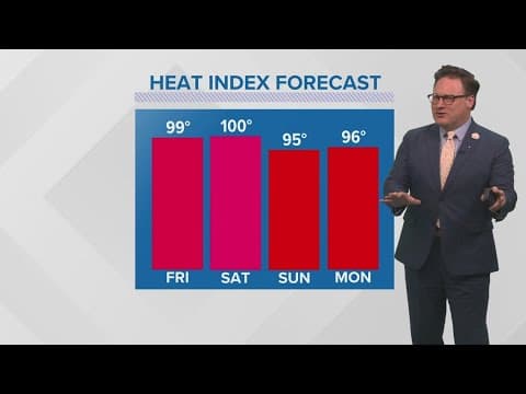 New Orleans Weather: First 90° of the year at MSY and more to come