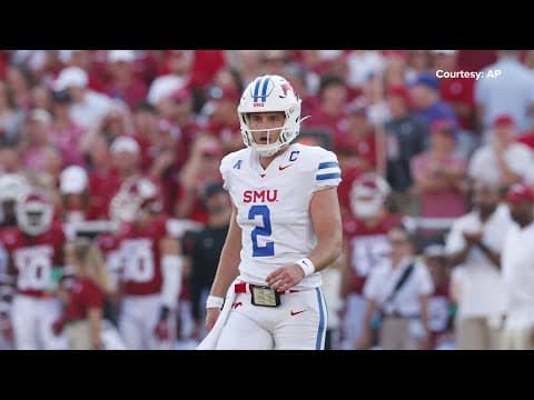 'Dallas is my city' | The story behind SMU's starting QB Preston Stone