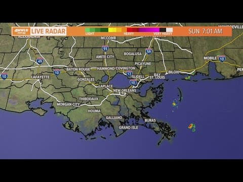 Weather: Isolated Sunday storms, heat ramps up this week