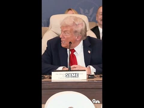 Trump signs Gaza peace deal during summit in Egypt