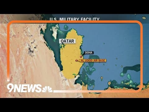 Iran launches missile attack at U.S. military base in Qatar