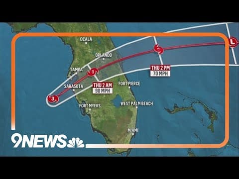 Hurricane Milton gets closer to making landfall in Florida