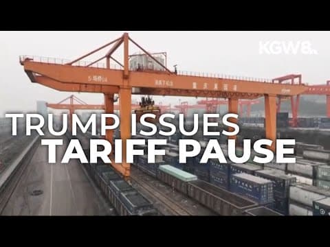 Trump pauses most tariffs, raises taxes on Chinese imports