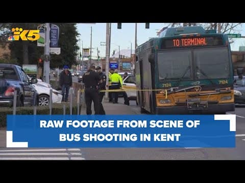 Scene of shooting on Metro bus in Kent on Feb. 16, 2024