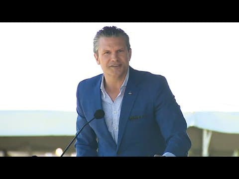 Pete Hegseth full speech at Fort Bragg on May 22, 2025
