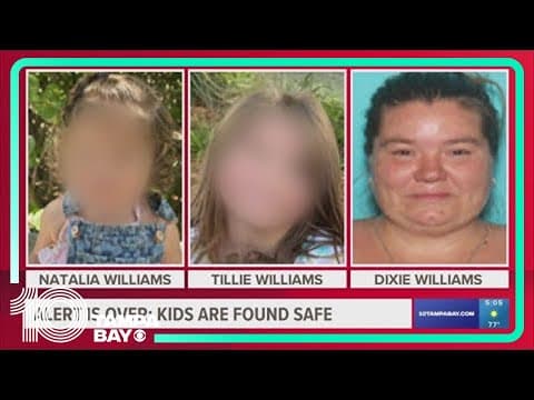Florida Amber Alert canceled for 2 children; they are safe, mother arrested