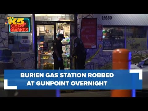 76 gas station in Burien robbed at gunpoint for second time in two weeks