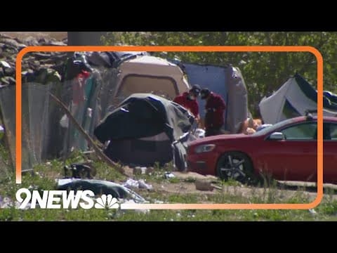 Denver sweeps migrant encampment Wednesday morning