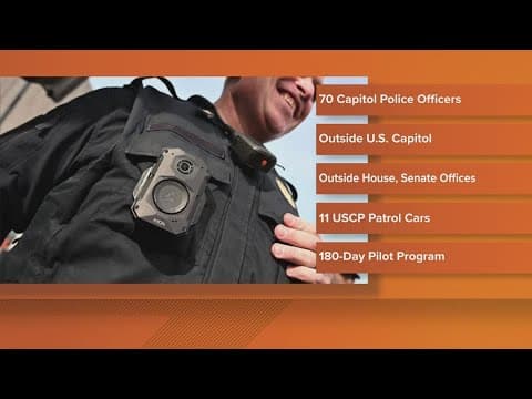 New body camera pilot program launches for US Capitol Police