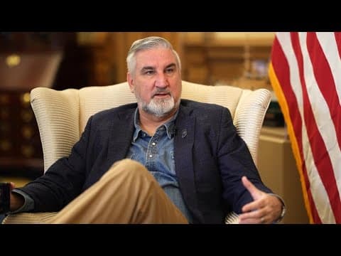 Indiana Gov. Eric Holcomb reflects on his legacy as he prepares to leave office