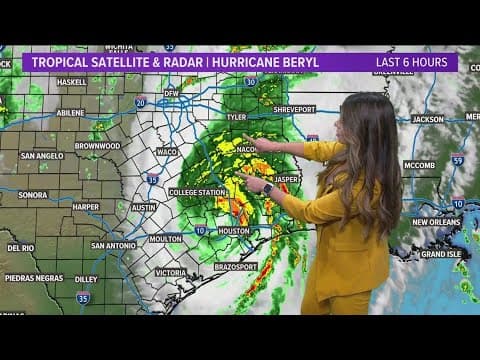 Tropical Storm Beryl: latest on impact, forecast and timeline