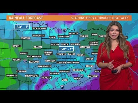 DFW Weather: Rain could bring cooler temps, but not in time for July 4