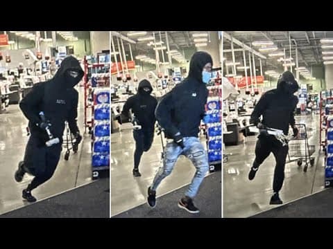 Masked men storm Houston-area H-E-B, smash display cases