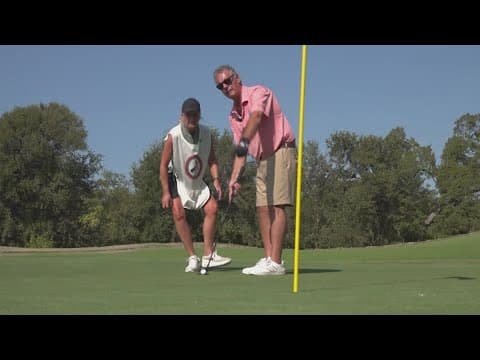 Blind golfers keep taking swings, despite the challenges