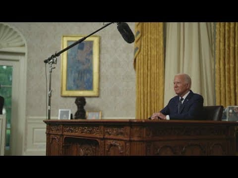Biden to deliver Oval Office address Wednesday evening