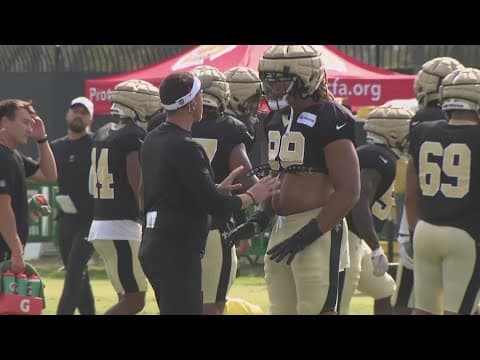 Breaking down day 3 of padded practice at Saints camp