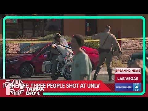 Las Vegas sheriff says at least 3 victims in university campus shootings, though conditions unknown