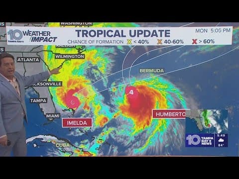 Tracking the Tropics: Updates on Tropical Storm Imelda and Hurricane Humberto