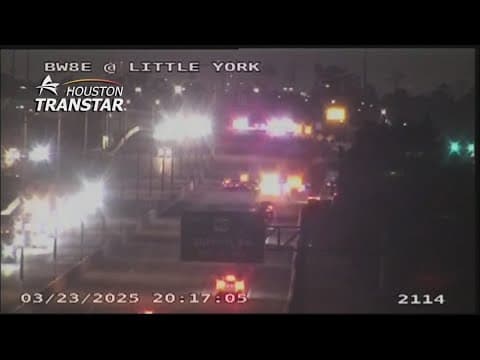 Harris County Pct. 3 deputy injured in crash during traffic stop, other driver in critical condition