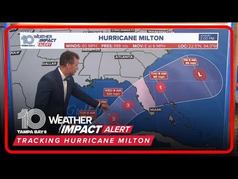 Tracking the Tropics: Hurricane Milton continues to strengthen as it nears Florida