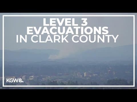 House fire in Clark County prompts Level 3 evacuations