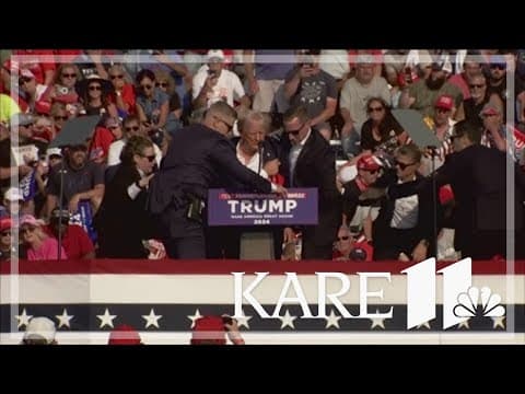 Trump issues statement: 'I was shot'