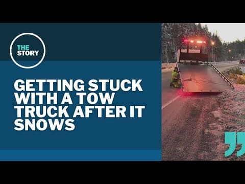 What happens when Portland has vehicles towed after a snow storm