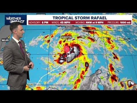 KHOU 11+ Weather Impact: Tracking Tropical Storm Rafael