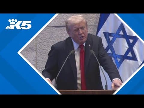 President Trump speaks before Israel's legislature
