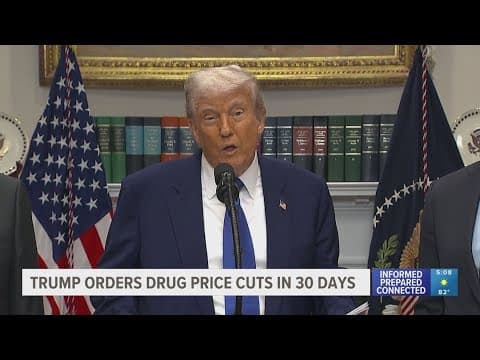 Trump signs executive order setting 30-day deadline for drugmakers to lower prescription drug costs