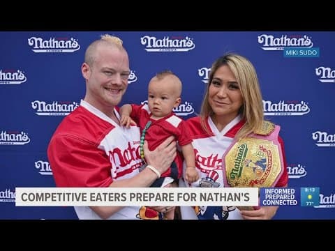 Local competitive eaters prepare for Nathan's 4th of July contest