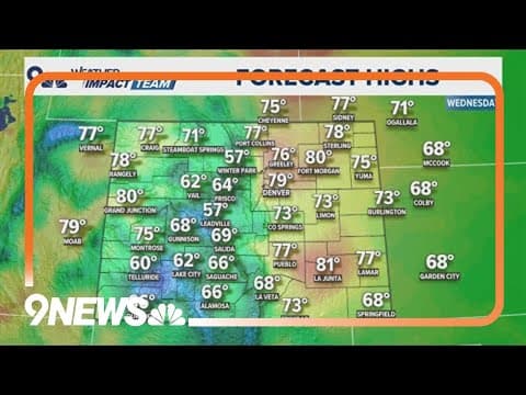 Latest forecast | Breezy Wednesday with afternoon highs near 80 degrees