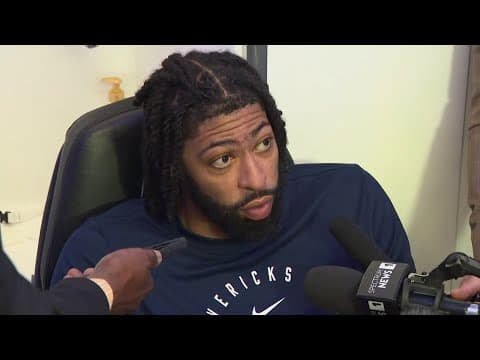 Dallas Mavericks vs LA Lakers | Anthony Davis addresses media after Luka Doncic's Dallas homecoming