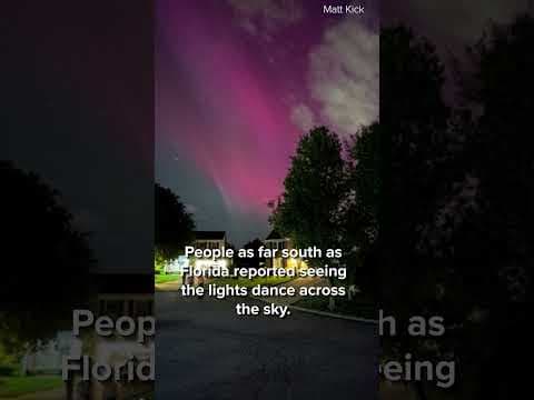 NORTHERN LIGHTS DANCE ACROSS UNITED STATES SKIES
