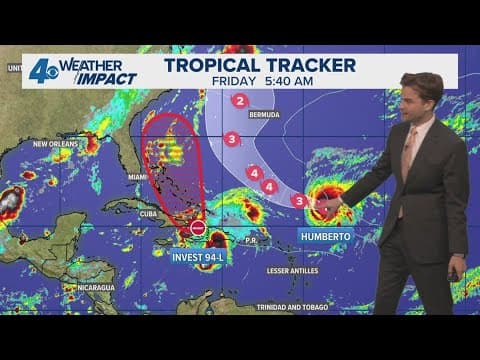 Friday 7 AM Tropical Update: Humberto becomes a hurricane