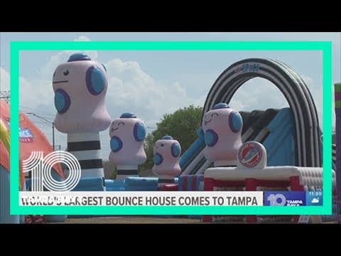 World's largest bounce house comes to Tampa