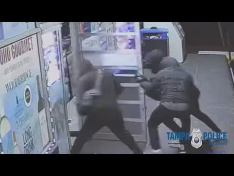 Tampa police search for crooks who used power saw to steal merchandise