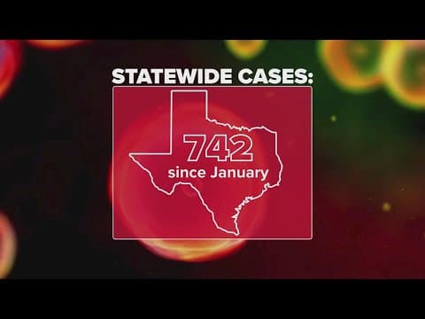 Nearly 750 cases of measles have been confirmed in Texas this year