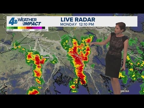 New Orleans Weather: Scattered storms, humid air