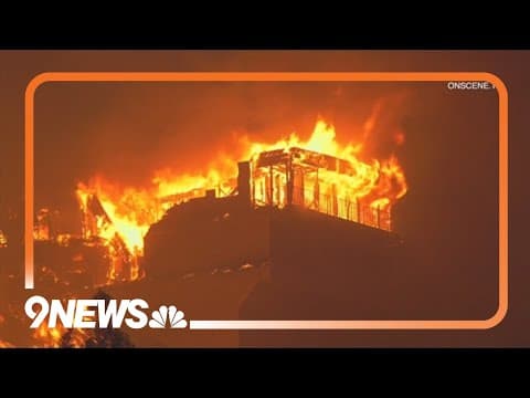 5 wildfires still burning in Los Angeles County