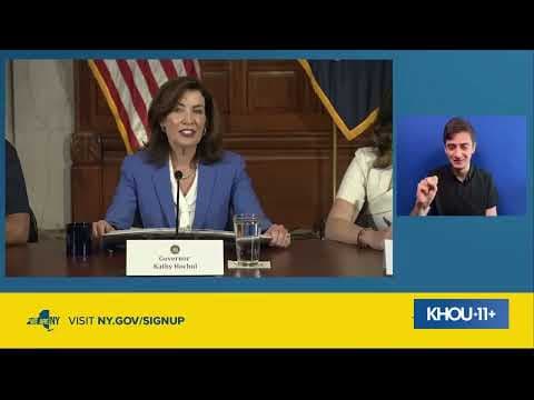 Watch live: Texas Democrats join NY governor for press conference