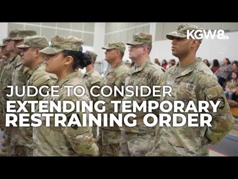 Oregon awaits decision on National Guard deployment in Portland; hearing scheduled for Wednesday