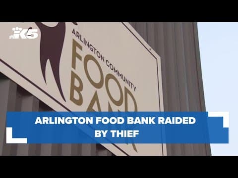 Food bank fridge raided by thief during holiday distribution week