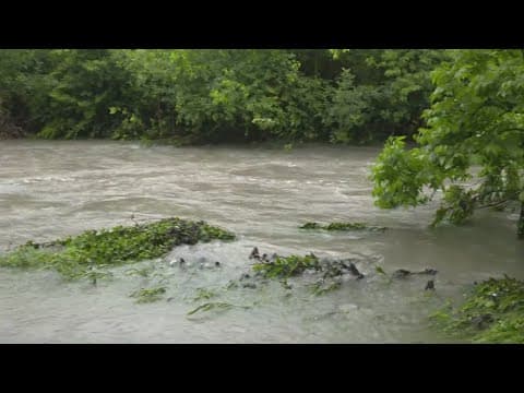 Bear Creek in Keller sees major flooding amid severe weather Wednesday
