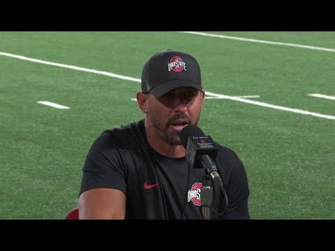 Full interview | Ohio State offensive coordinator Brian Hartline