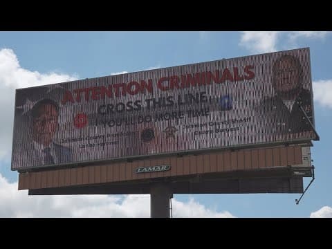 Johnson County prosecutor, sheriff use billboard to send a warning to criminals