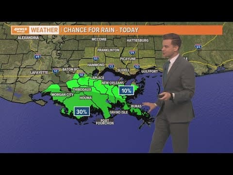 New Orleans Weather: Cool Wednesday, rain by weekend