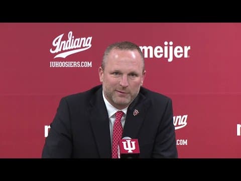 IU introduces Darian DeVries as new men's basketball coach | Full press conference